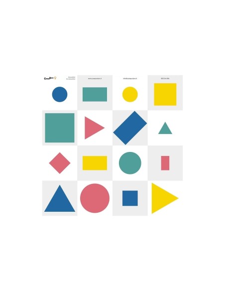Percorso per bee-bot e blue-bot - forme geometriche per le scuole