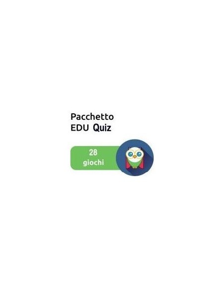 Pacchetto edu quiz - 28 attività/quiz - 6/12 anni per le scuole