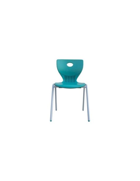 Conf. 3 sedie helgi alunno verde/grigio h44cm per le scuole