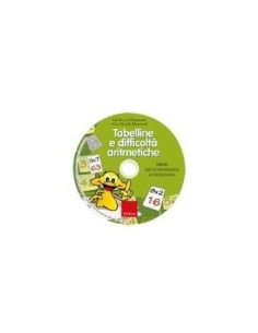 Tabelline e difficoltà aritmetiche (CD-ROM) per le scuole.
