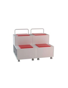 Tribuna per debate su ruote per le scuole.