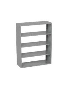 Libreria in metallo 4 vani per le scuole.