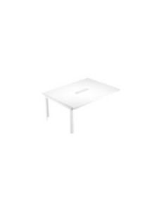 Modulo aggiuntivo gambe metal per tavolo riunioni metal e wood per le scuole.