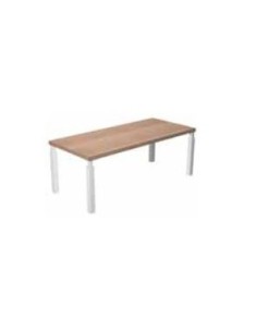 Scrivania direzionale gamba quadrata - linea Flora per le scuole.