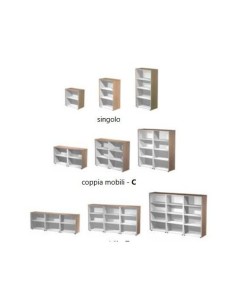 Mobili - linea Flora per le scuole.
