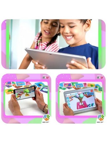 ARS Alphabet - alfabeto inglese singolo pacchetto di card - ARS Book per le scuole.