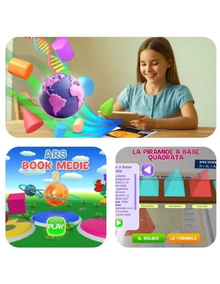 ARS Book medie 3 - Kit classe con 25 book e 50 attivazioni - ARS Book per le scuole.